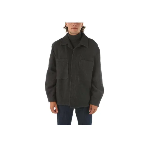 Ermenegildo Zegna Темно-серые Мужские Куртки
