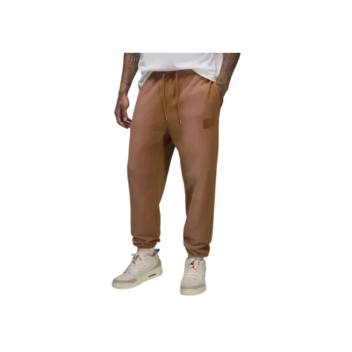 Jordan Flight Fleece Мужские Вязаные Спортивные Брюки Тренировочные Брюки Мужские Коричневые