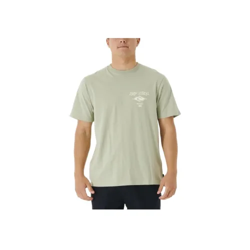 RIP CURL Зеленый Мужской T-Рубашки