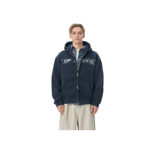 JHYQ Темно-синий Унисекс Свитшоты