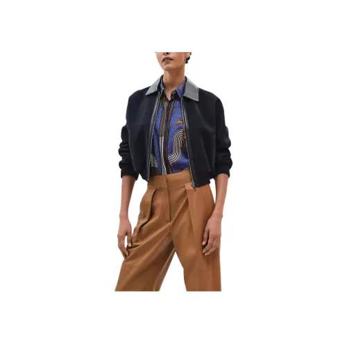 HERMES Куртки и Пальто Женские Синий Черный