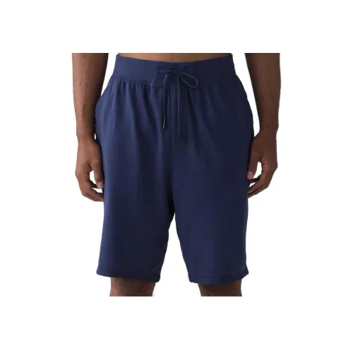 lululemon Clock Out Спортивные шорты Мужские Выстиранный Индиго