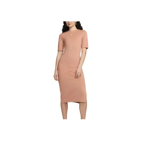 nike Короткий рукав Платье Женские Румяна Холст