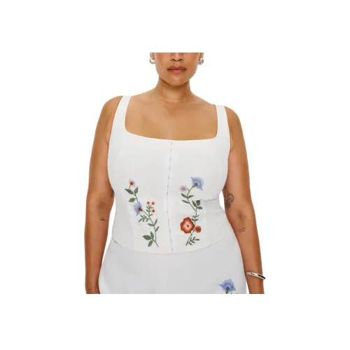 REFORMATION Juliet Linen Top ES Tank Top Women's