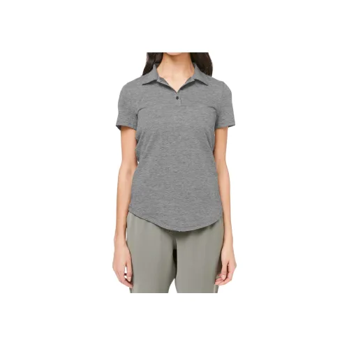 lululemon Игрок'S Pro Form Поло Женские Черный Серый