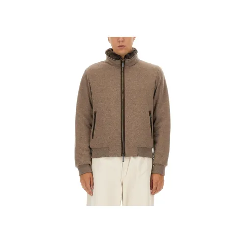 Moorer Куртки и Пальто Мужской Коричневый