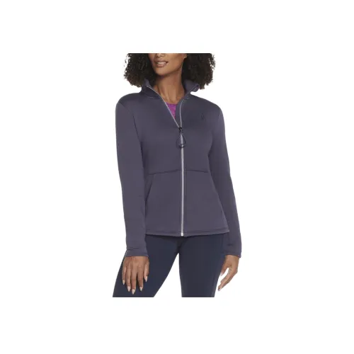 Skechers Go SNUGGLE Куртки и Пальто Женские Угольный Серый