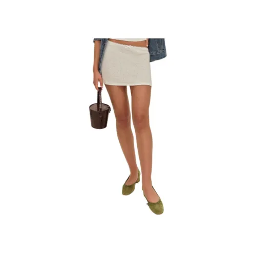 Reformation Emily KNIT Юбка Повседневная Короткая Юбка Женская