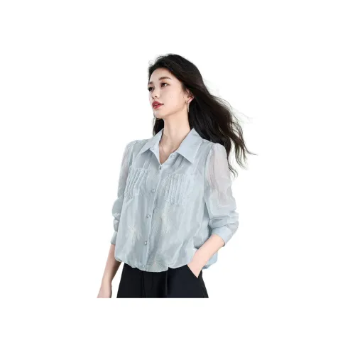 Mylan Весна Лето Осенний Рубашка Женские