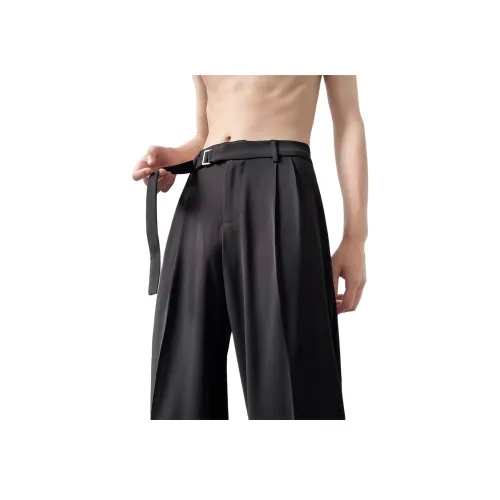 ZIAREL Черные унисекс костюмные брюки