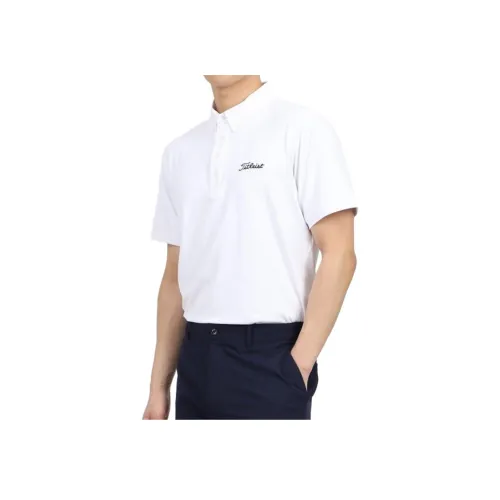 TITLEIST Белая Мужская Поло