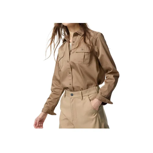 UNIQLO Темно-бежевые женские рубашки