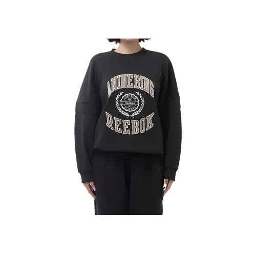 Reebok Anine Bing OVERSIZED CREW SWEATSHIRT Женские Черный