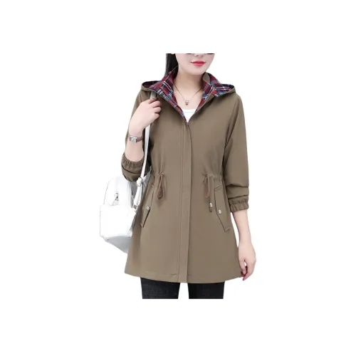 EMINU Женская тренч-куртка