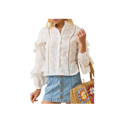 ALTAR'D STATE Serena Люверс Пуговица Вверх Топ Рубашка Женские