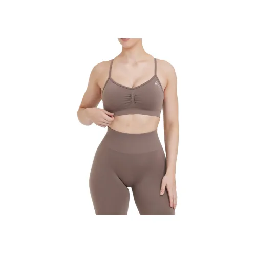 ONER ACTIVE EFFORTLESS Strappy Bralette Бюстгальтер Женский 1 Пачка Промытый Холодный Коричневый