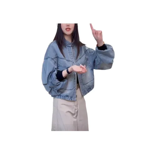 MUQINGQING Синий Женская Куртка