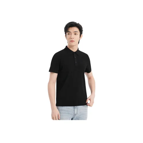 LESS IS MORE Черный 25XTX5131S Мужская Поло