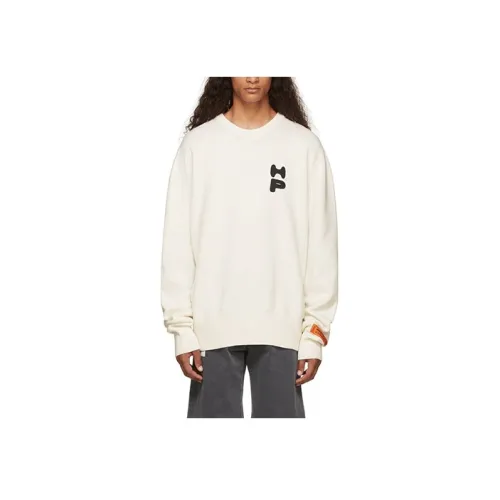 HERON PRESTON Серый Белый Мужские Свитера