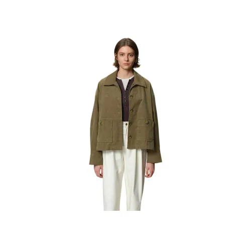 FABRIQUE Коричневый Свободный крой Женские куртки