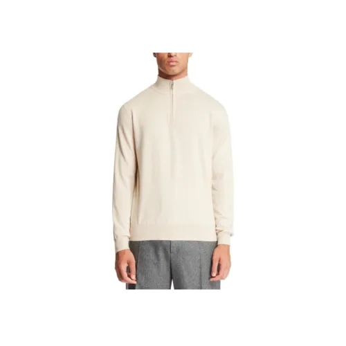 Loro Piana Бежевый Мужской Кашемировые Свитера