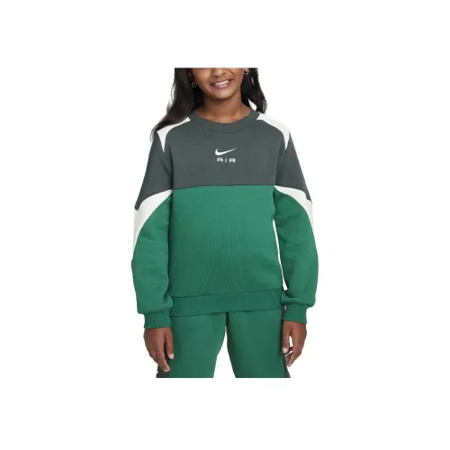 Nike Air Толстовка Бирюзовый Винтажный зеленый Холст Холст Подростки