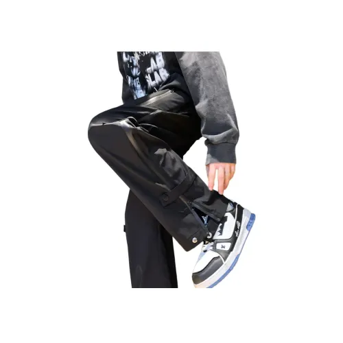 SOCKKEY Черные унисекс брюки карго