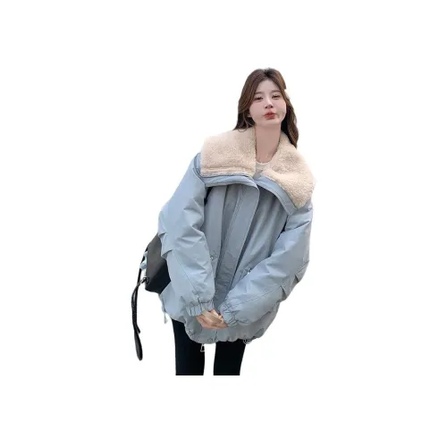 ZCDECO Синий Женские пуховики