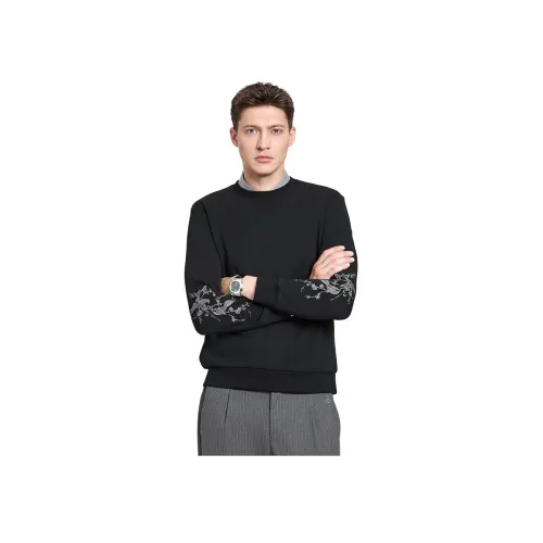 Dance with Wolves Толстовка Мужская Черная