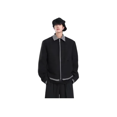 GEOGRE ALEX Черные Мужские Куртки