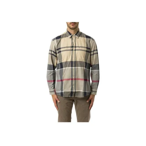 BARBOUR Бежевые Мужские Рубашки