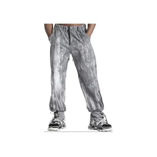 NORVINCY Western Outdoor Ink Camouflage Casual Pants Unisex