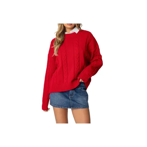 Edikted Acacia OVERSIZED CABLE KNIT Свитер Женские