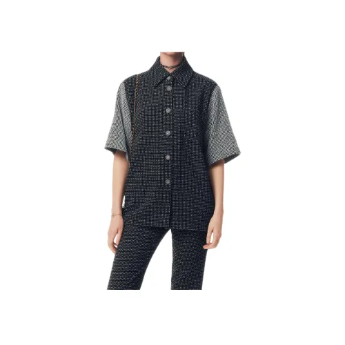 CHANEL 25P Spring Summer Preview Коллекция Рубашка Женские Черный