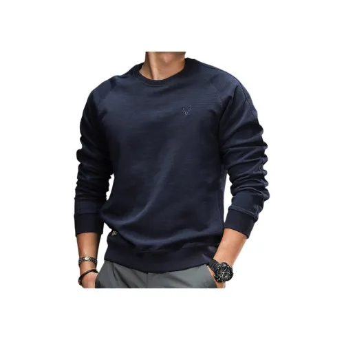 Seasonal Words Свитшот Мужской Королевский Синий