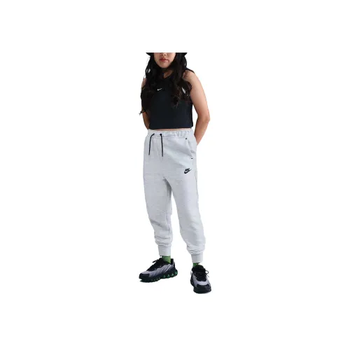 Подростки Nike Брюки Sportswear Tech Fleece SS25 Серый
