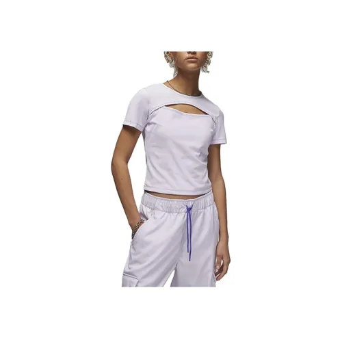 Джордан Виноградный Фиолетовый Женский Короткий Топ