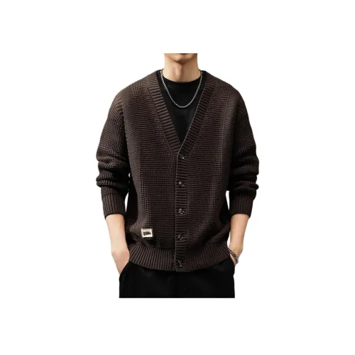 GUISE Трикотаж Мужской Темно-Кофейный