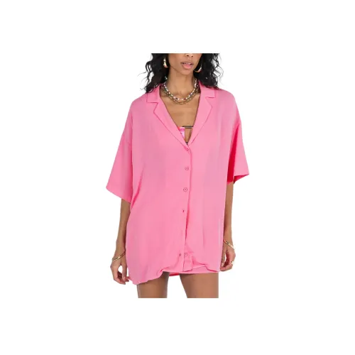 PRINCESS POLLY CARALIIA Рубашка Женская Розовая Розовая