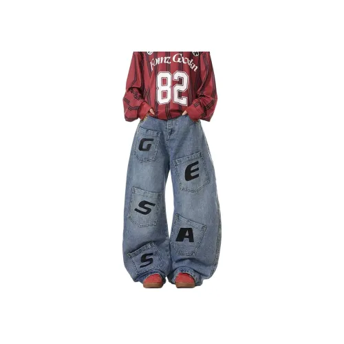 GEOGRE ALEX Синий Мужские Джинсы