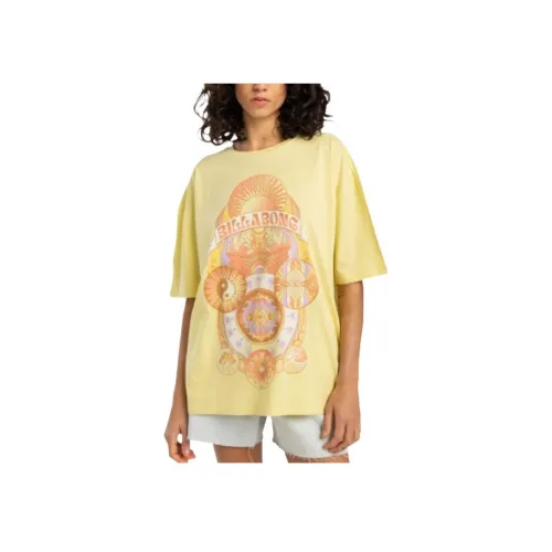 BILLABONG T-рубашка женская желтая