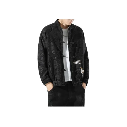 SONGLAN Мужские черные рубашки