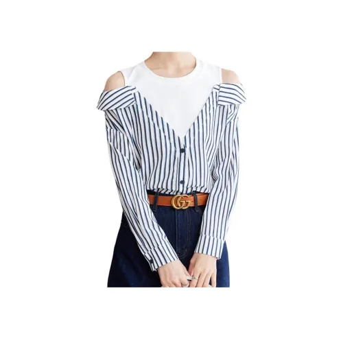 LANMOU 2539 Изображение Цвет Женская Рубашка