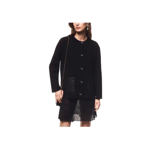 CHANEL Черные Женские Кожаные Куртки