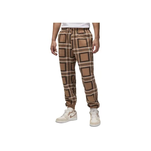 Jordan Essentials Вязаные тренировочные брюки мужские коричневые