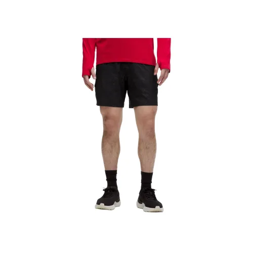 lululemon Pace Breaker Год Змеи Тисненый Черные Мужские Спортивные Шорты
