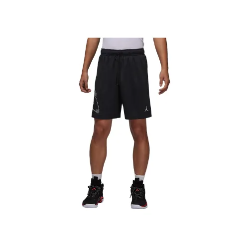 Jordan Sport Черный/Белый Мужские Повседневные Шорты