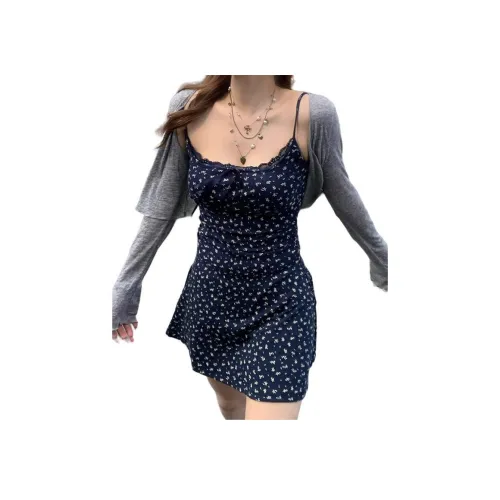 9c collective Синий Юбка Женские Слиплатья