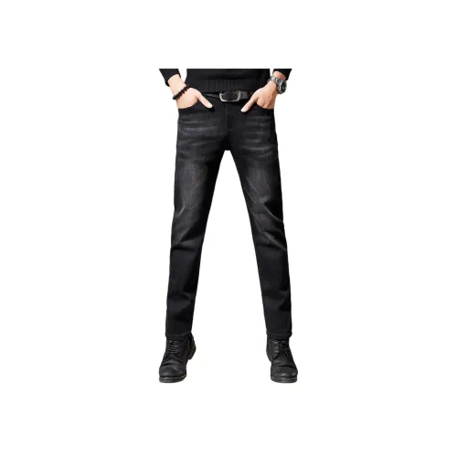 VUAS Черно-серые Унисекс Джинсы