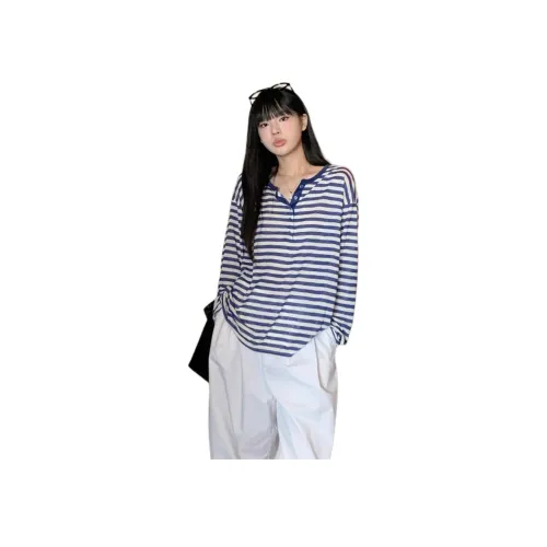 ORIGIN Синие полосы Женские T-рубашки